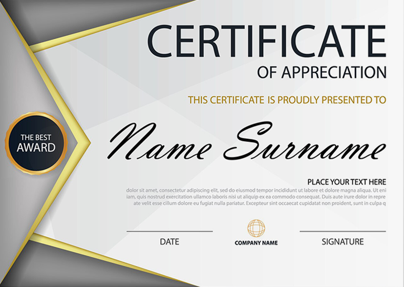 عکس گواهینامه